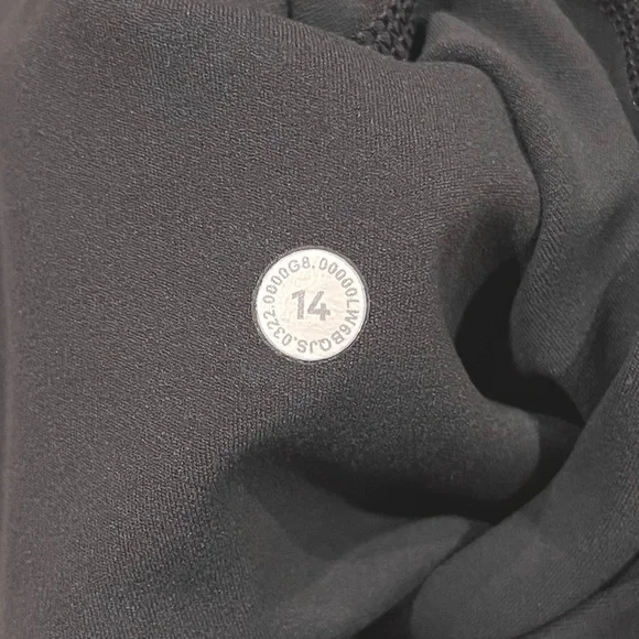 EUC Lululemon Athletica Align High Rise Wide Leg Crop Pants Graphite Grey 14 - Picture 4 of 7